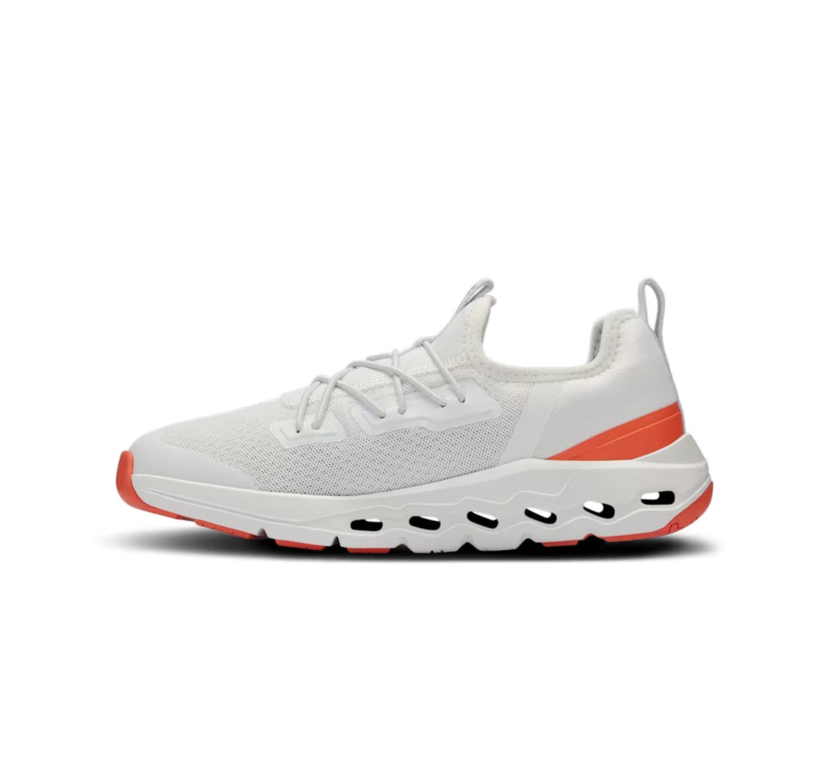 On Little Kids' Cloudleap Ivory/Flame Athletic Shoes