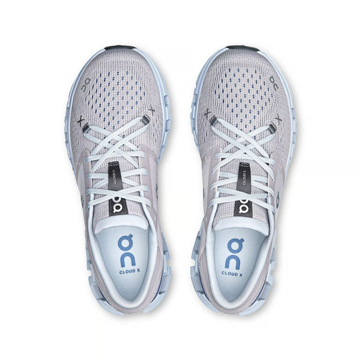 On Cloud X 4 Silver Chambray Training Shoes